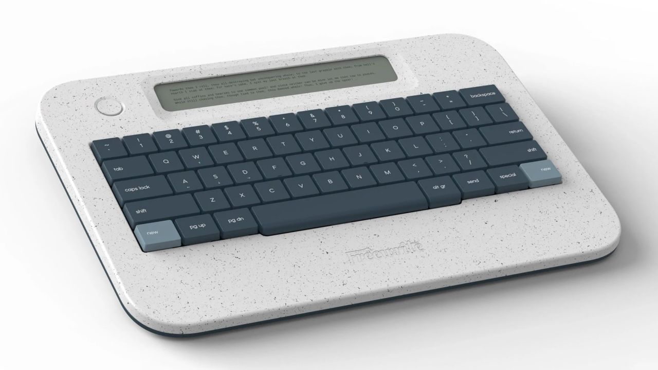 La machine à écrire numérique Freewrite à 350 $ US (486 $) abandonne le papier électronique pour un minuscule écran LCD.