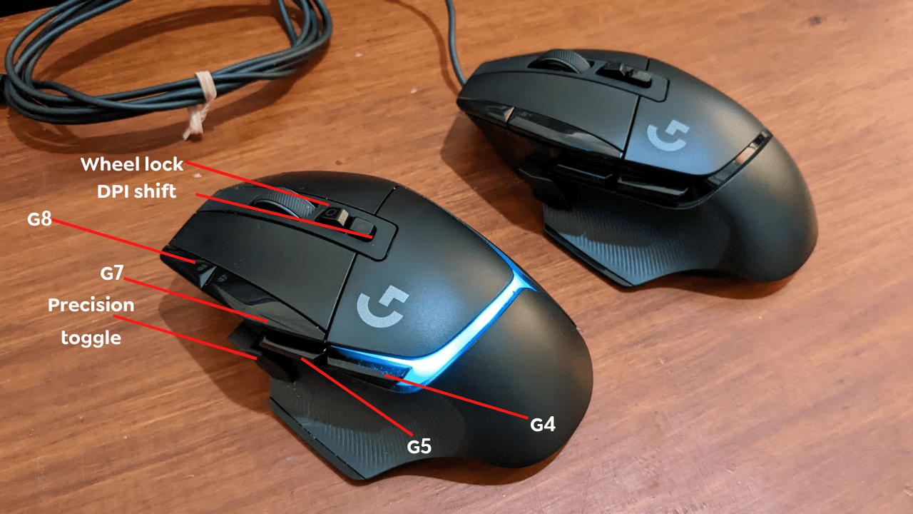 Logitech g502x plus