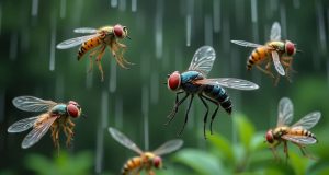 Insectes : leur secret pour voler sous la pluie dévoilé ! Insectes : leur secret pour voler sous la pluie dévoilé !
