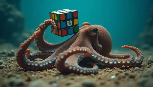 Un poulpe peut-il résoudre un Rubik's Cube ?