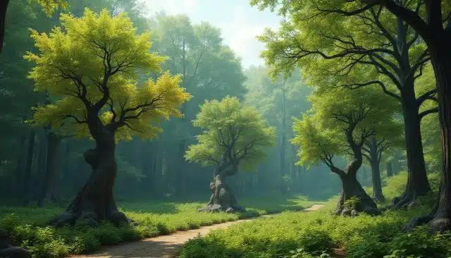 Pourquoi les arbres ont-ils des formes si variées ?