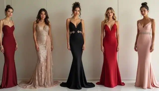 Tenues de fête qui affinent la silhouette