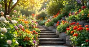 Idées de plantations pour un jardin en pente Idées de plantations pour un jardin en pente