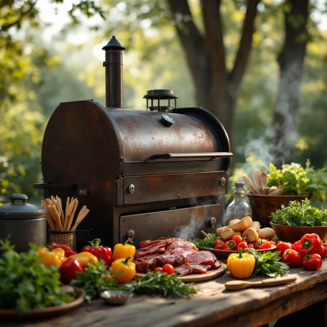 allumer un barbecue smoker étape par étape