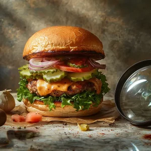 recette burger avocat poulet
