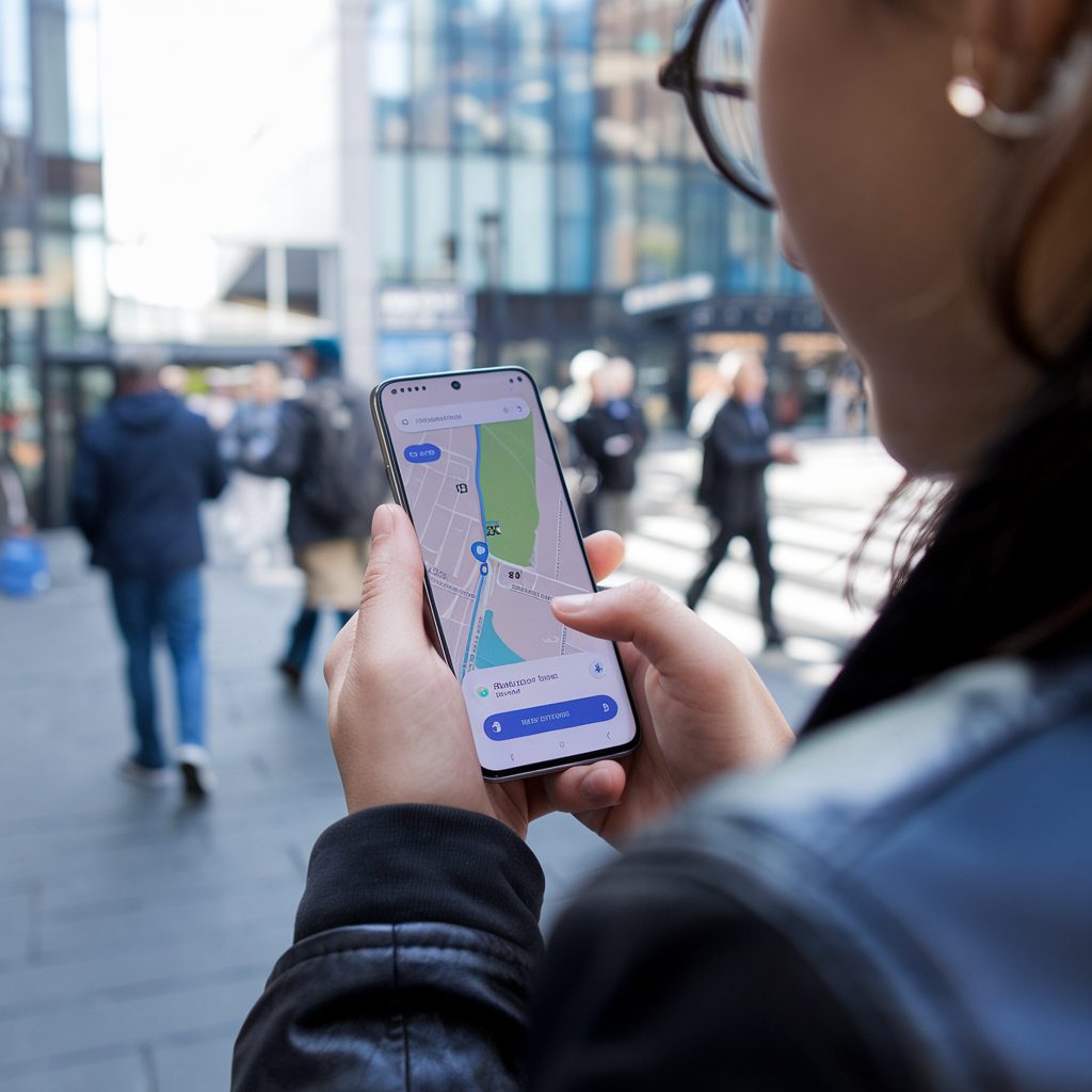 Utilisation du Samsung Galaxy S26 en milieu urbain