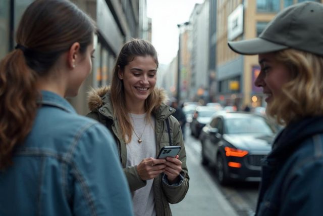 Un flux vidéo vertical sur Disney+ Un utilisateur fait défiler un flux vidéo vertical sur smartphone