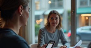 Microsoft intègre la santé à Copilot malgré les préoccupations sécuritaires des experts sur la sécurité des données Un utilisateur consulte un assistant santé IA sur smartphone à domicile