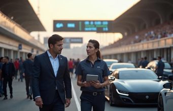 BYD débloque 500 millions pour acquérir une écurie de Formule 1 et défier Tesla Un dirigeant BYD échange avec un membre du paddock de F1