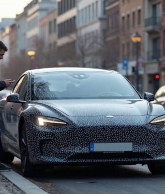 BMW’s 2027 i7 Teaser Signals a High-Tech Overhaul, Without Ditching That Giant Grille Prototype de BMW i7 restylé photographié lors d’essais routiers