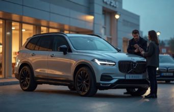 Kia Telluride abandonne son V6 pour un 2.5 turbo 4 cylindres en 2027 Un SUV familial moderne avec un technicien expliquant la motorisation