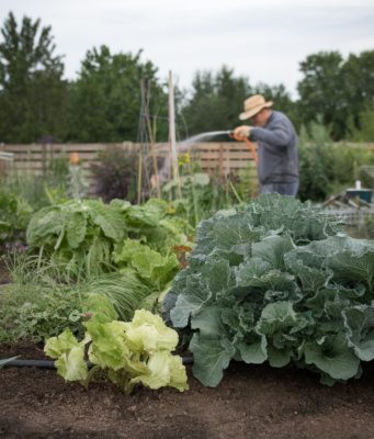 3 légumes, 2 arrosages par semaine, 10 cm de paillage, l’erreur d’été qui les fait dépérir au potager Pourquoi l'arrosage du soir piège autant de jardiniers en été: Reworld Media décrit une scène très fréquente: fin de journée, chaleur qui retombe, tuyau d'arrosage en main, et l'envie de rafraîchir le potager. C'est un réflexe compréhensible, parce qu'il colle au - illustration