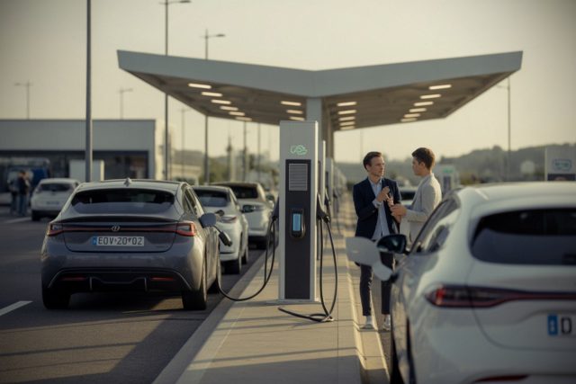 39918dee829f495e Départs d'été 2026: la tension monte autour des bornes de recharge des voitures électriques