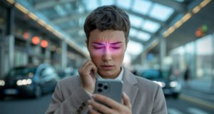 Recherche Google : les Aperçus IA débarquent en France et pourraient changer durablement la visibilité des sites web Utilisateur consultant les Aperçus IA de Google sur smartphone en France