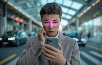 Recherche Google : les Aperçus IA débarquent en France et pourraient changer durablement la visibilité des sites web Utilisateur consultant les Aperçus IA de Google sur smartphone en France