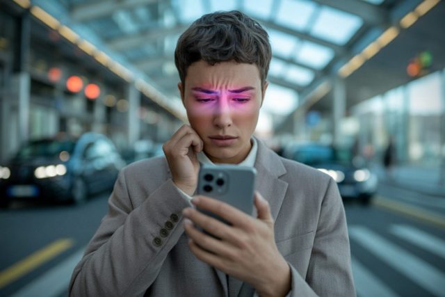Aperçus IA dans Google France Utilisateur consultant les Aperçus IA de Google sur smartphone en France