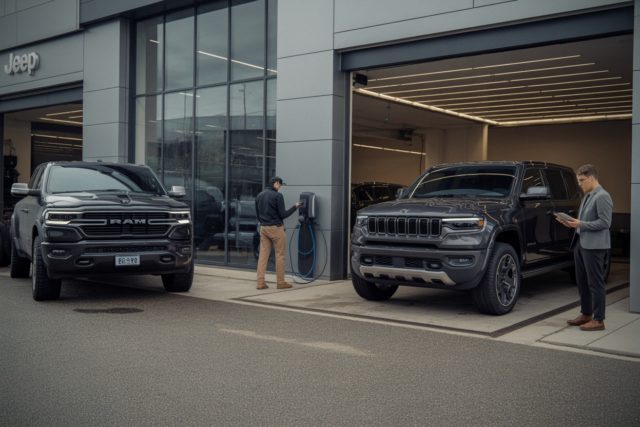 Ram 1500 Ramcharger, grand VUS Jeep électrifié, nouveaux retards, ce que Stellantis doit affronter en Amérique du Nord